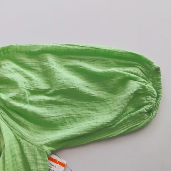 Billabong Sol Puff Sleeve Mini Dress. Size M - Picture 13 of 16